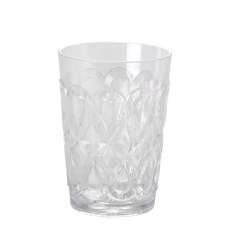 Clear Swirl Embossed Acrylic Tumbler Rice DK